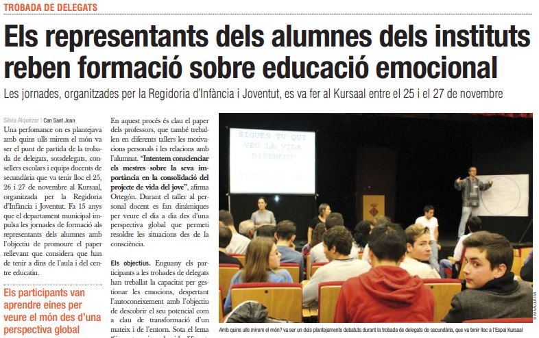 Lee más sobre el artículo Encuentro de Delegados/as de Montcada y Reixac(25 y 27 de noviembre 2014)