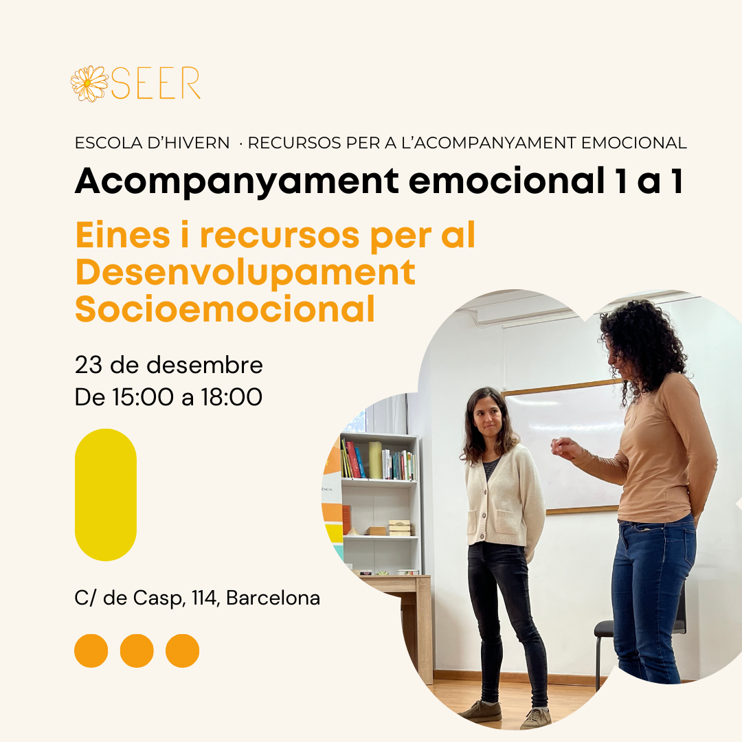 Càpsula: Acompanyament emocional 1 a 1, eines i recursos per al Desenvolupament Socioemocional